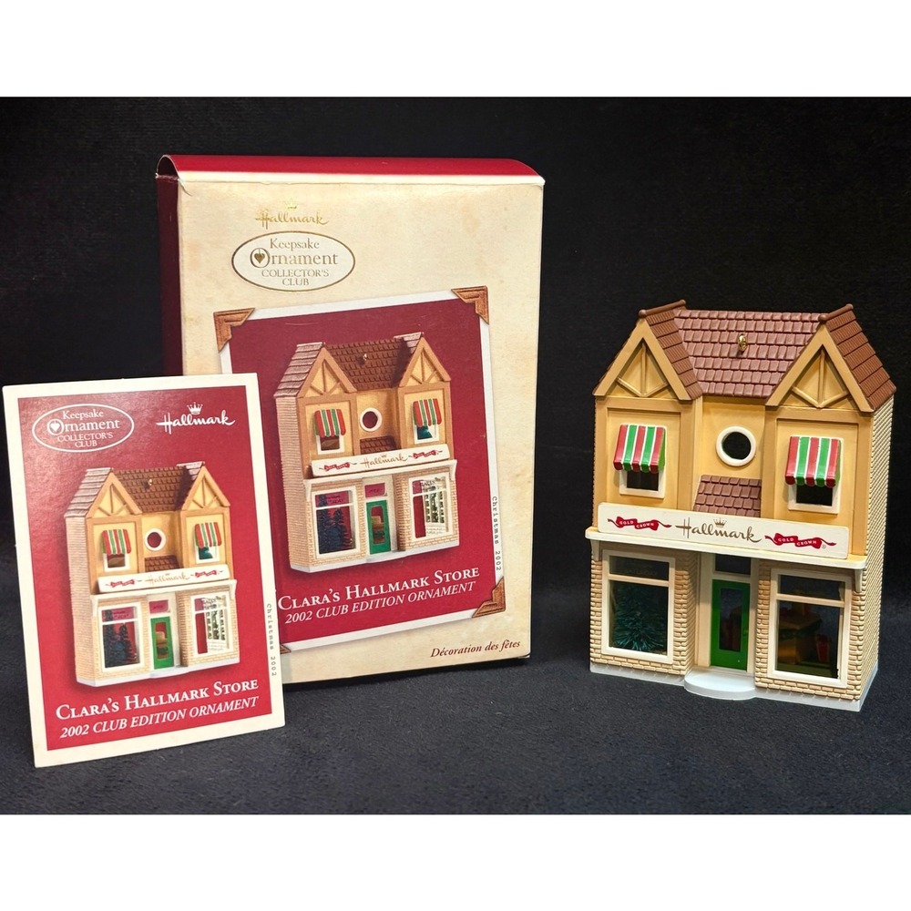 Hallmark 2002 Club Edition Keepsake Ornament CLARA'S HALLMARK STORE New KOCC